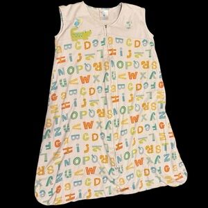 Halo Alphabet Print Cotton Lightweight Sleep Sack